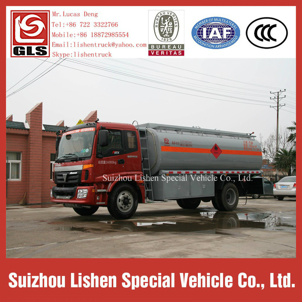 Foton Auman Oil Truck Fuel Delivery Vehicle 12000L Capacity