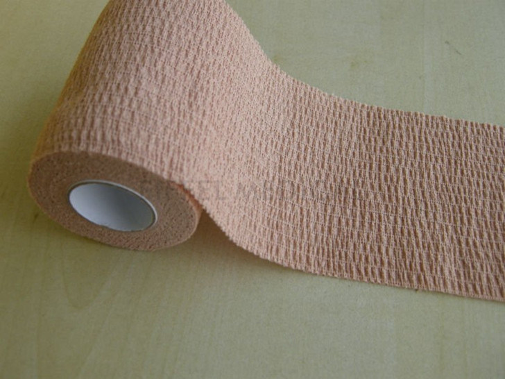 Cotton Latex Free Hand Tear Waterproof Colored Cohesive Bandage