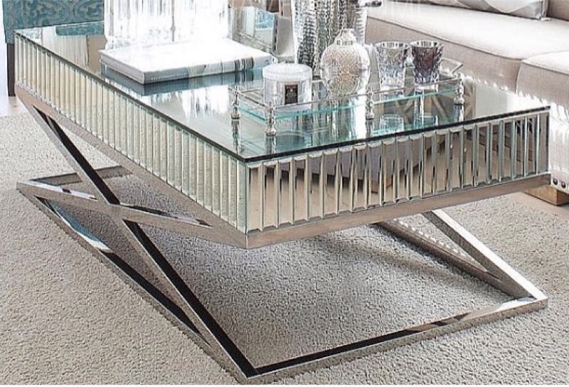 Modern Tea Table Design Wedding Mirror Coffee Table