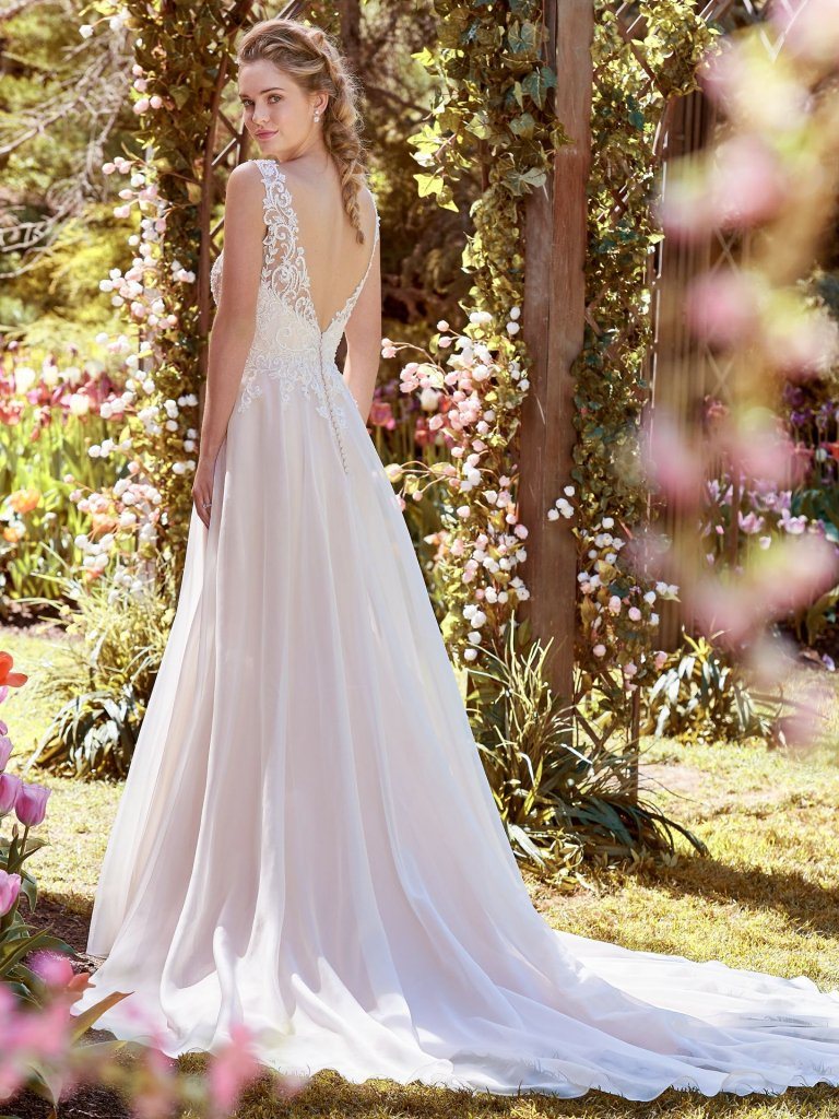Lace Chiffon Bridal Wedding Formal Gown Sleeveless Corset Wedding Dress H051