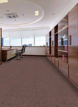 Newly colorful Pure Color Bitumen Carpet Tile with Nylon PP Carpet Tile