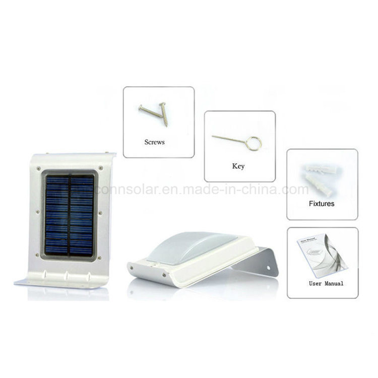 IP65 Waterproof Solar Sensor Security Powered LED Wall Lamp Solar Garden Light Outdoor