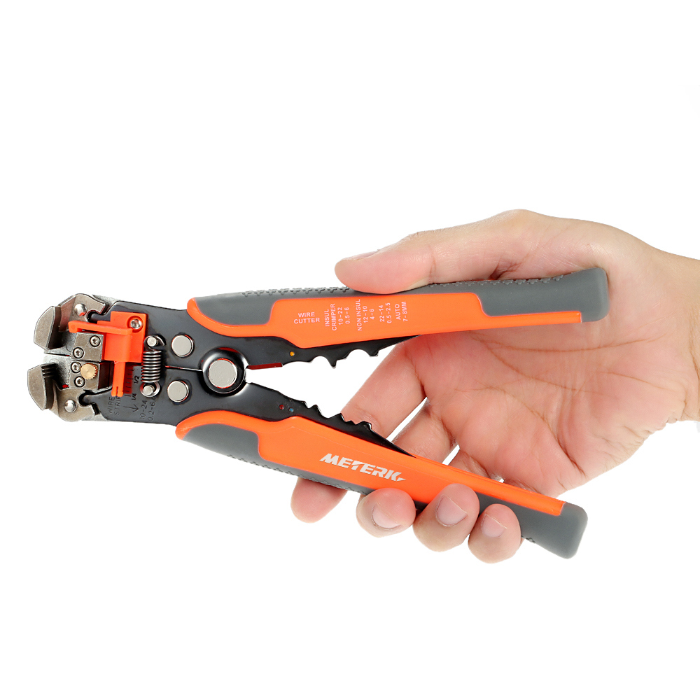 Cable Wire Stripper Automatic Crimping Tool Peeling Pliers Adjustable Terminal Cutter Wire Multitool Crimper