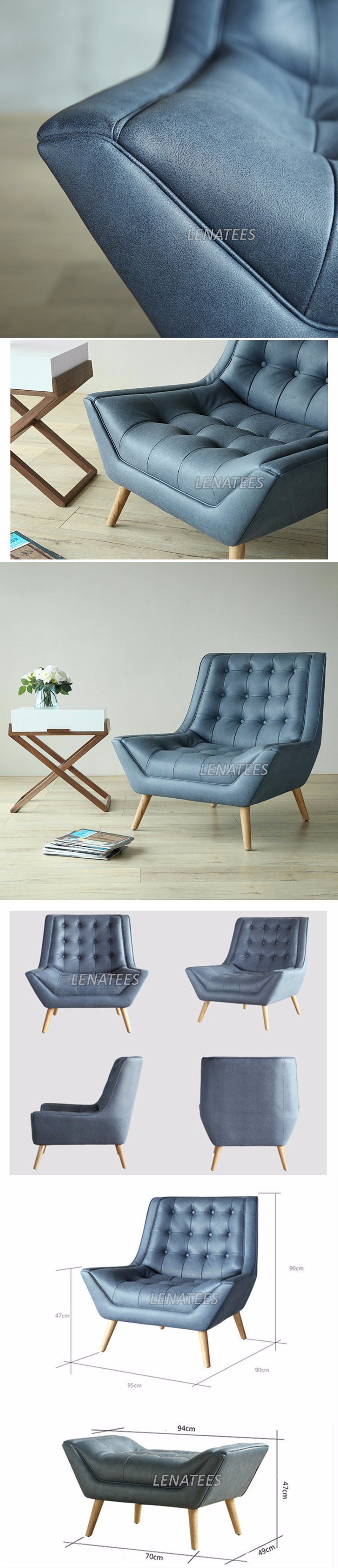 DC1018 European Furniture Living Room Chair Lounge Chair