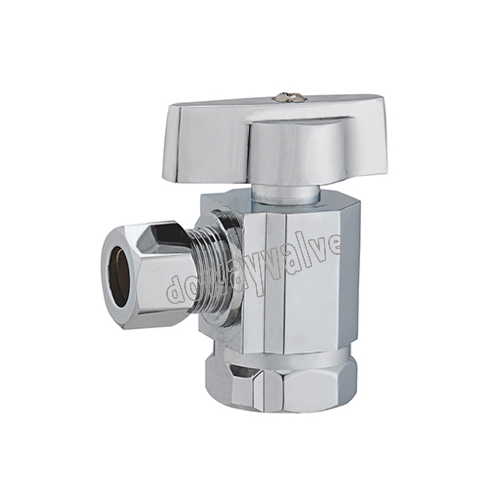 Fipxcompression Chrome Plated Lead Free Brass Angle Stop Valve