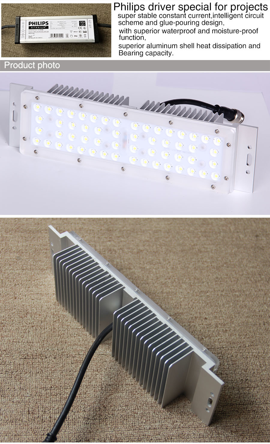 60W LED Streetlight Ligting Source to Replace LED Module of LED Streetlight LED Floodlight