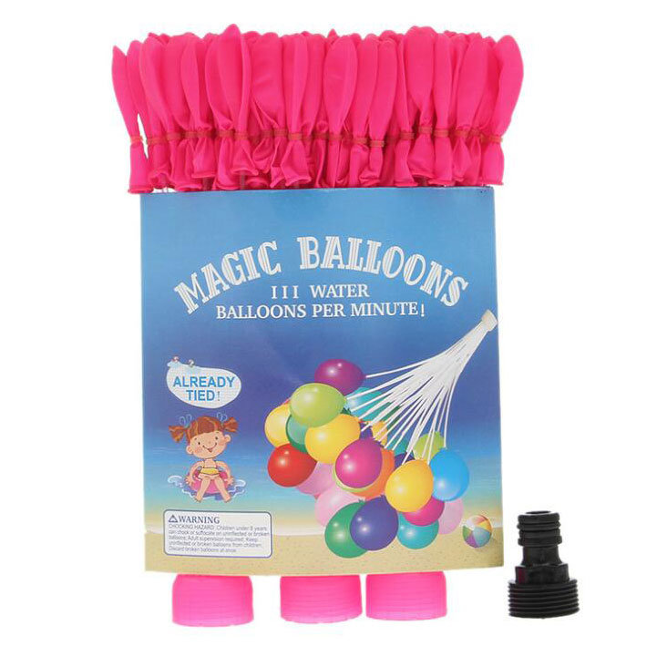 Latex Water Balloon Balls Water Bomb Pump Rapid Injection Summer Beach Games Water Sprinking Ballons