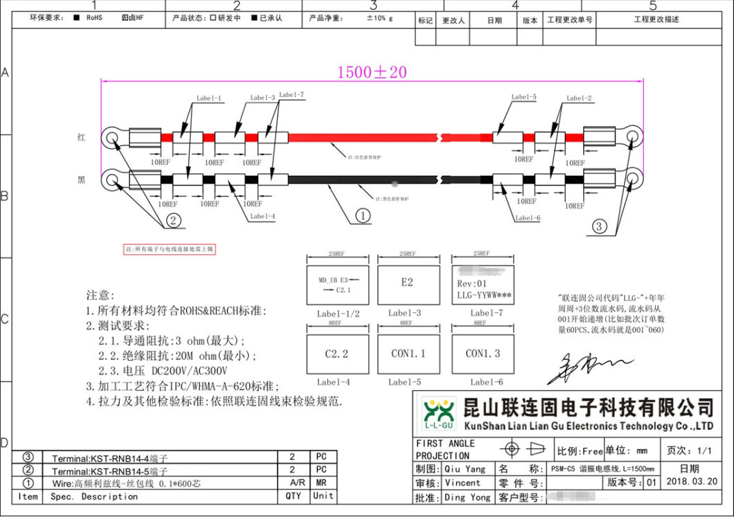 America Standard Cable with CCC Certificate Wiring Harness for Aerospace