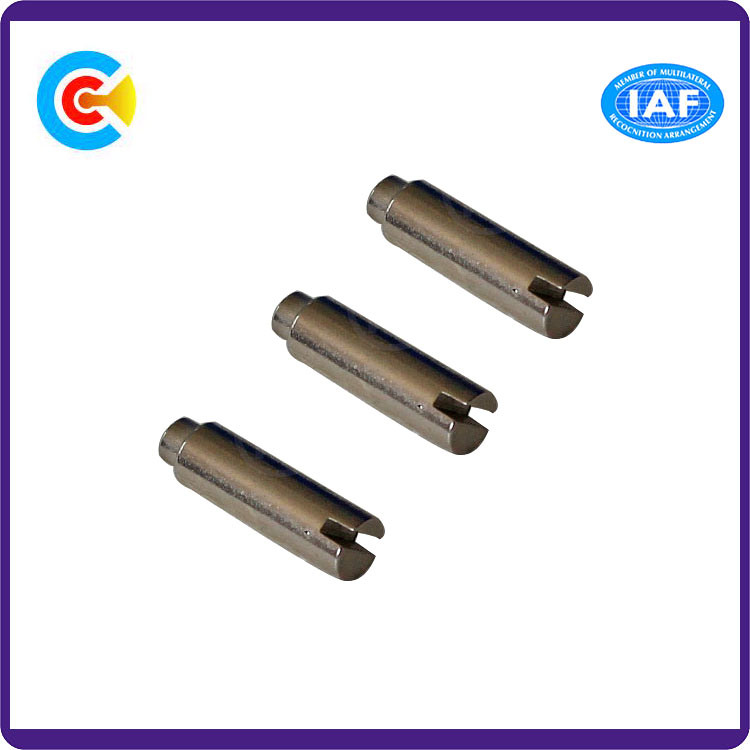 Stamping Parts Fixed Word Slotted Step Screw for Fitness Equipment