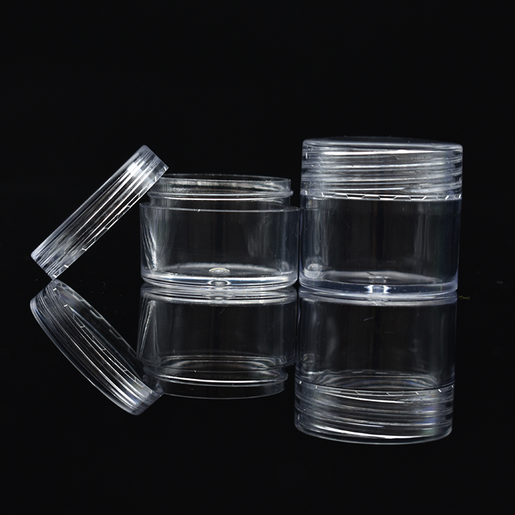 Hot Sale 3G 5g 10g 15g 20g Mini Clear Pet Plastic Cosmetic Jar for Skin Care Cream