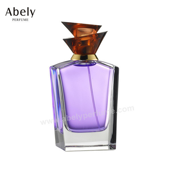 60ml Hot Sale Polishing Glass Perfume Bottle with Leather/Surlyn/Plastic Cap