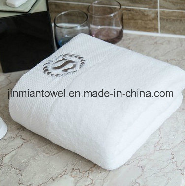 High Quality 100% Cotton 32s/2 Plain Woven Dobby Cotton Terry Bath Towel Face Towel