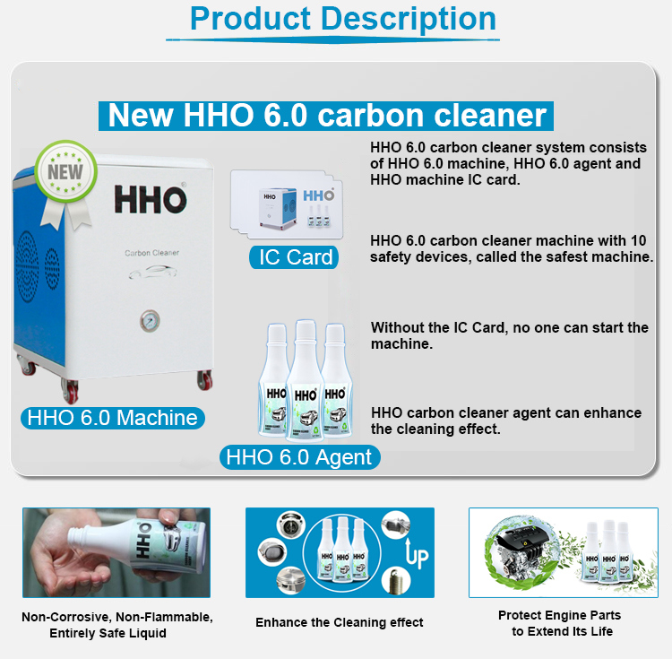Oxyhydrogen Gas Generator Motorcycle Carbon Cleaner