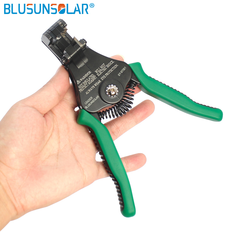 Multi-Function Solar Cable Stripper / Cutter PV Wire Stripper for Stripping 2.5/4/6mm2 Cables Stripping Tools Xq0096