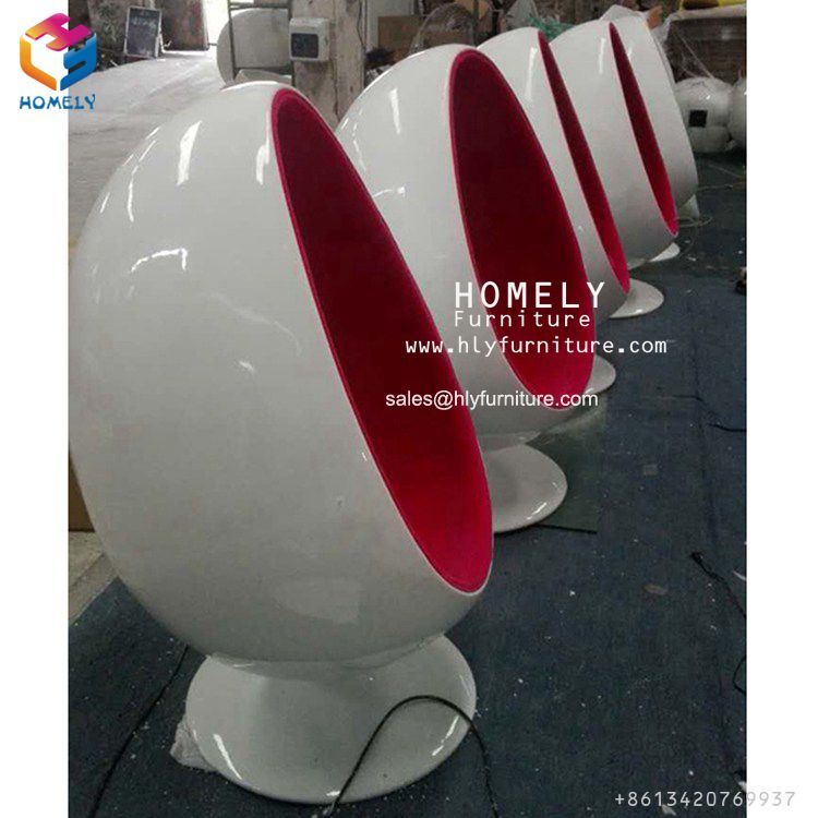 Fiberglass Egg Chair, Aluminium Egg Chair Replica, Hanging Egg Shaped Chair