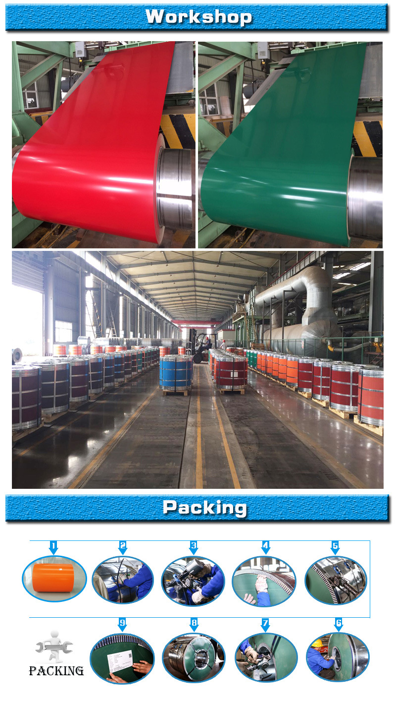 Prepainted Galvanized Steel Roofing Sheet for Corrugated Roofing Sheet