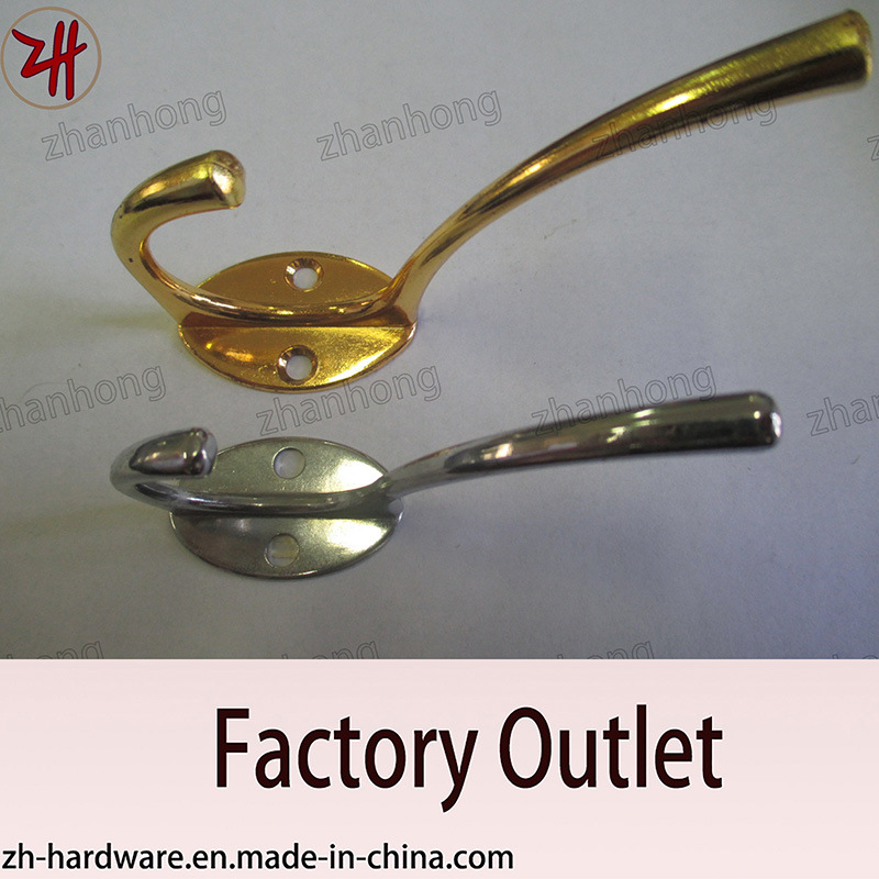 Zinc Alloy Beautiful Design Double Clothes Hanger Cat Hooks (ZH-2011)