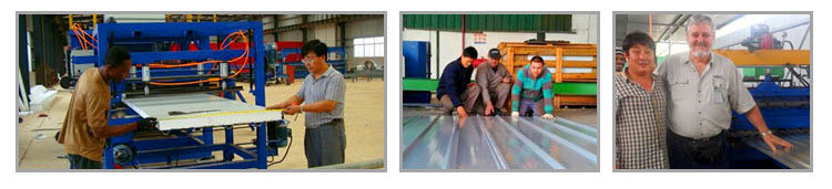 Glazed Tile Roll Forming Machine Customer Drawing