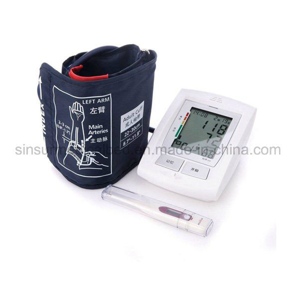 LCD Color Display Electronic Hospital/Home Arm Type Blood Pressure Monitor