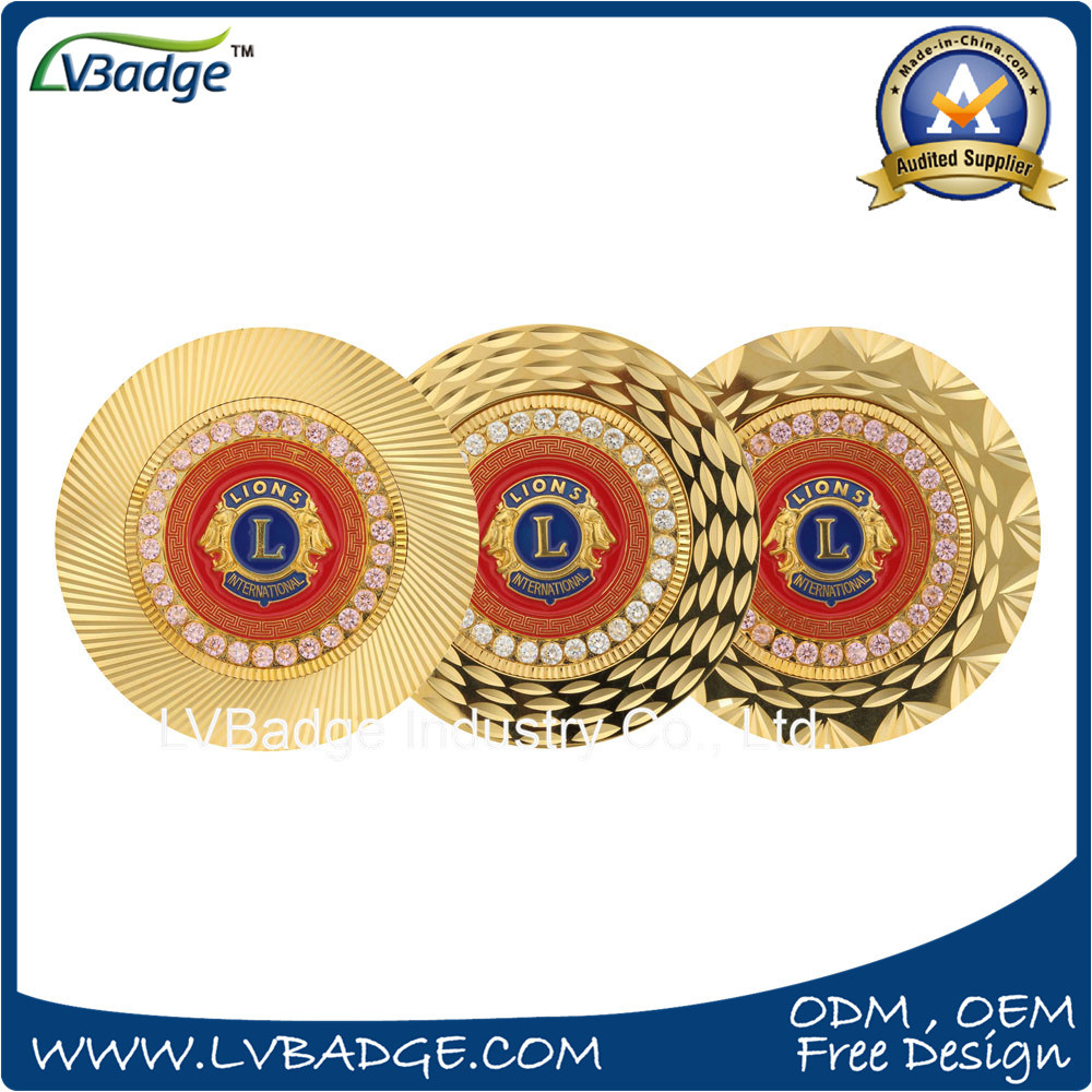 Metal Souvenir Challenge Coin with Special Edge