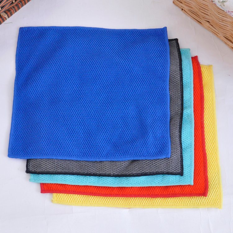 100% Polyester Microfiber Wholesale Table Glasses Cleaning Cloth