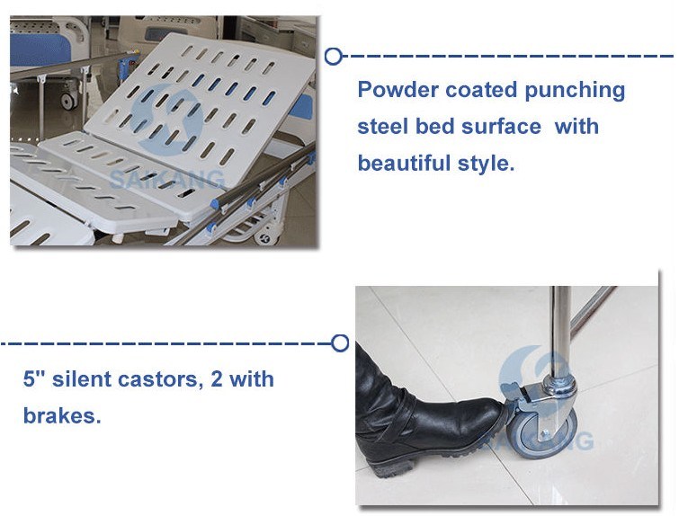 Sk061 Stainless Steel Hospital Bed (ISO/CE/FDA)