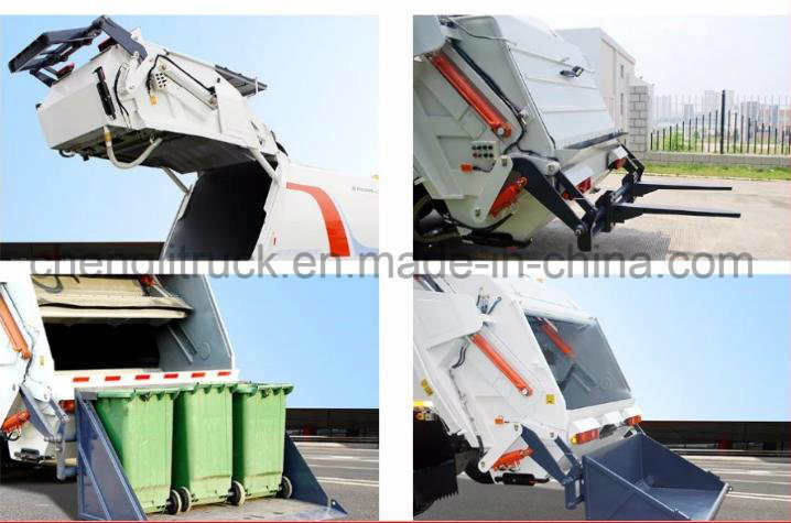 Q345b Self Loading 4X2 Dongfeng Compression Garbage Truck