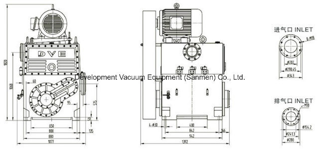 Piston Vacuum Pump Used for Chemical Industry