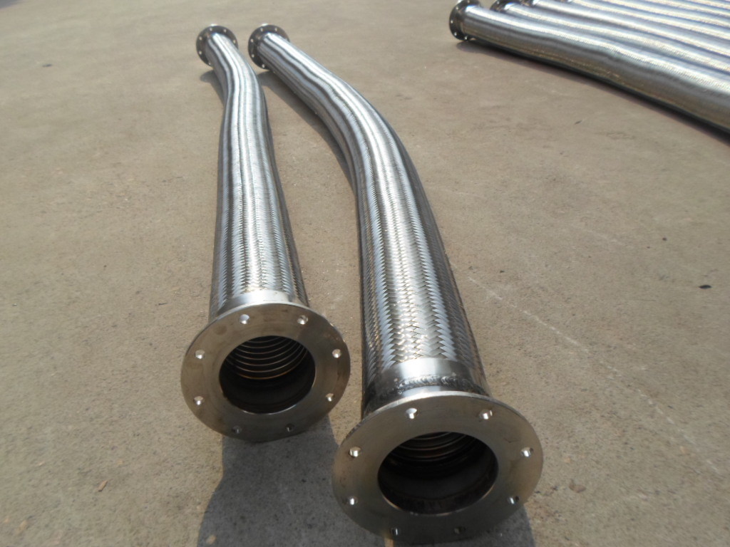 Screwed Joint Stainless Steel Bellows Metal Flexible Hose (304 316L)