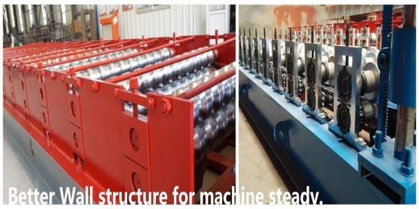 Galvanized Steel Sheet Glazed Roofing Tile Cold Roll Forming Machine