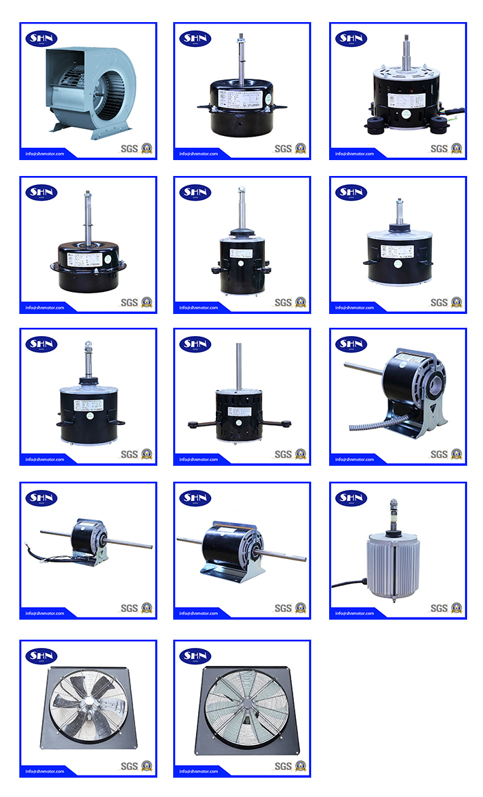 Single Phase Capacitor Induction 30W Air Conditioner Fan Motor