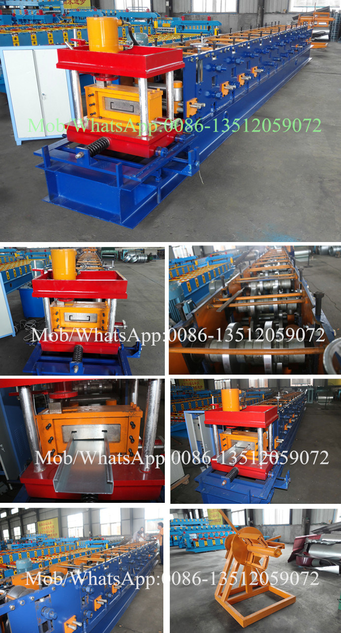 Galvanized C Channel Purlin Roll Forming Machine