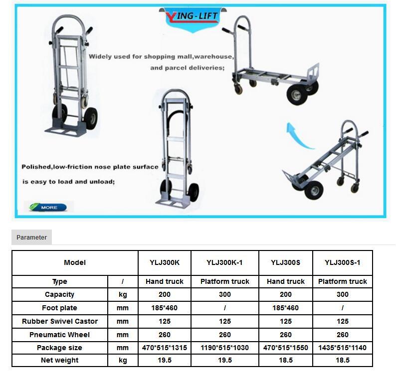 3 in 1 Convertible Aluminium Hand Trolley