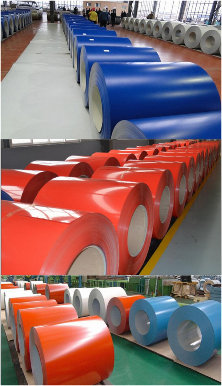 Corrugated Metal Roofing Sheet Roof Panels Prepainted Galvanized Steel Coil PPGI for Building