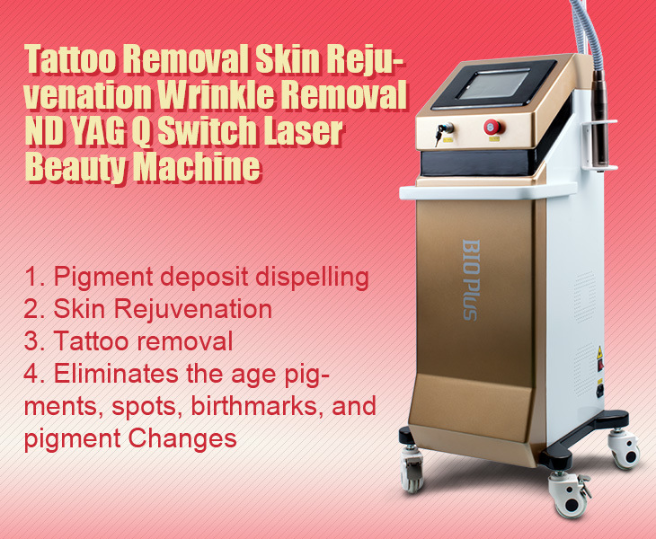 2018 New Model Q-Switch ND YAG Laser Tattoo Removal Machine Equipment Apparatus