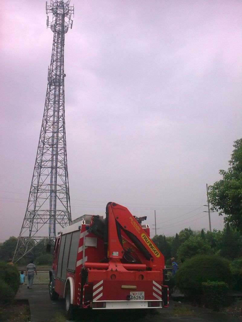 Solid Angle Steel Communications Tower