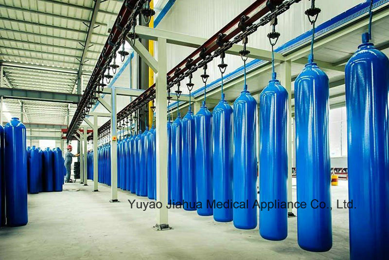 Cheap Price 4L 6.3L 10L 40L Seamless Al Steel Industrial Medical Argon/CO2/Gas/Air/Oxygen Cylinder