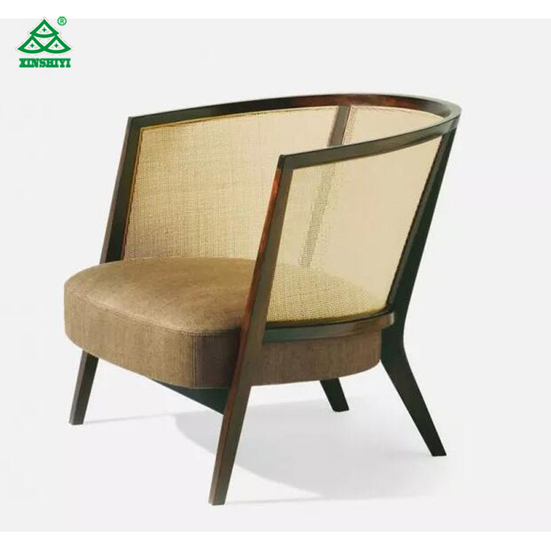 Single Sofa Modern Wooden Furniture Newest Design for Hotel Living Room