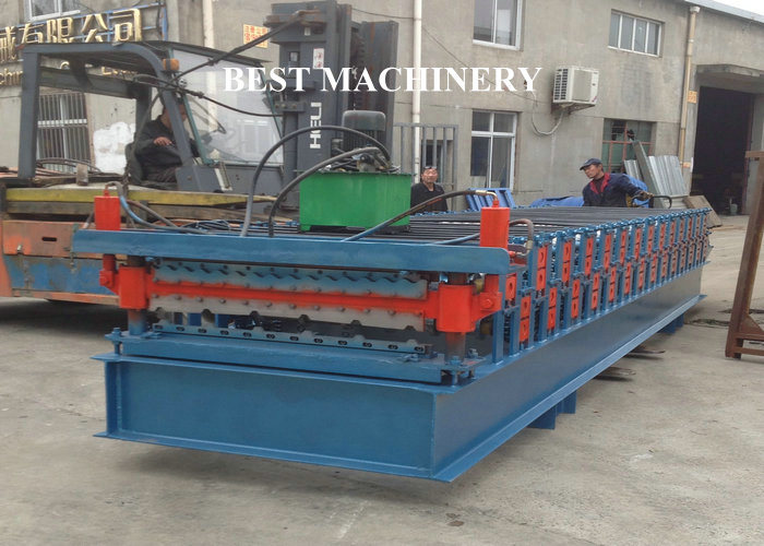 High Speed Double Layer Roof Sheet/Tile Making Roll Forming Machine