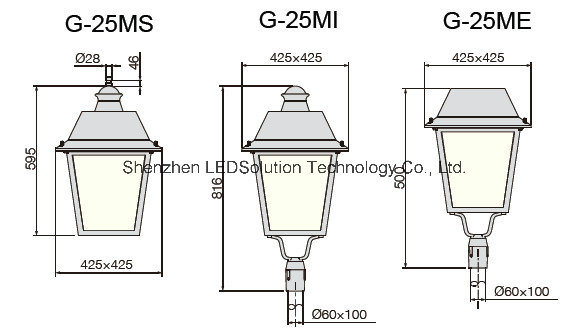 50W 60W 100W LED Street Light LED Module Lamp for Square Lighting