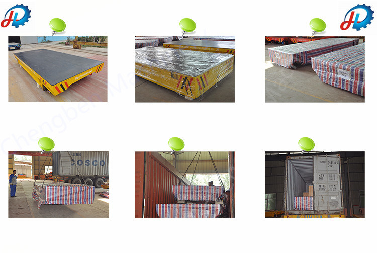 Steel Coil Plant Mobile Cable Powered Ce Rail Transfer Trolley Made in China