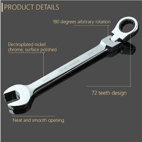 6-24mm Activities Ratchet Gears Wrench Set Flexible Open End Wrenches Repair Tools to Bike Torque Wrench Spanner