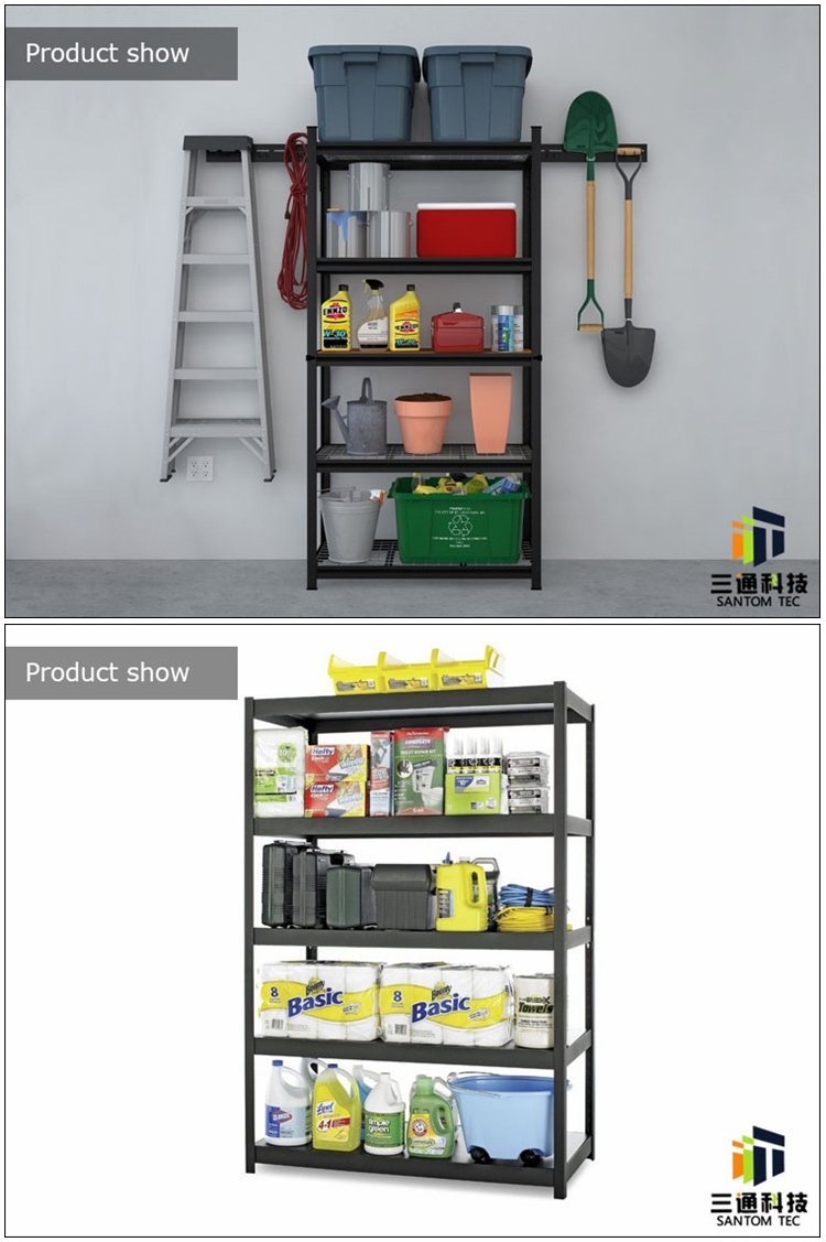 Boltless Angle Iron Shelf, Garage Rivet Shelves