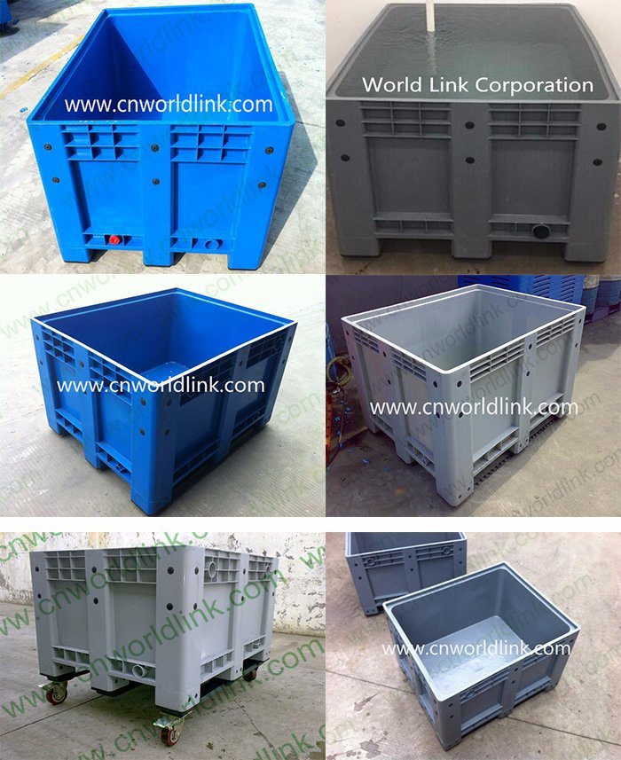 1000kgs Heavy Duty Perforated Plastic Pallet Box for Agriculture