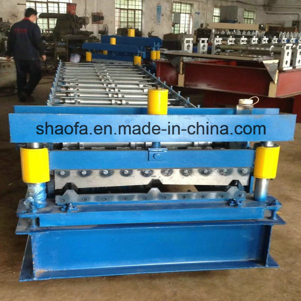 Professional Metal Shaped Roof Panel Cold Roll Forming Machine