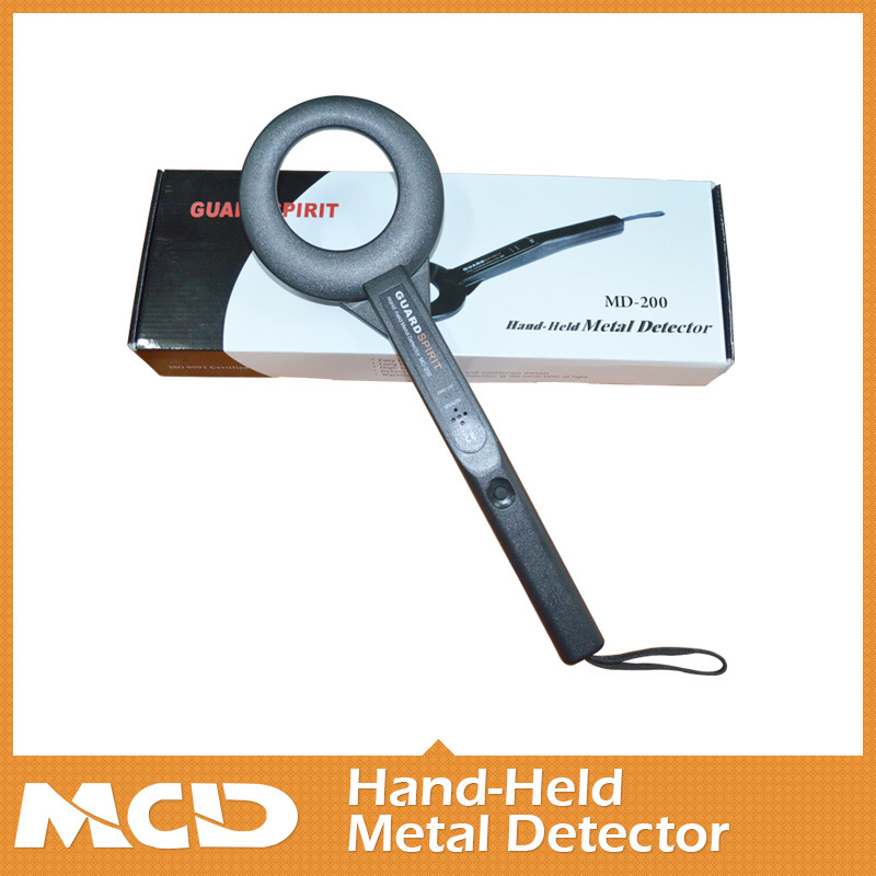 Portable Hand-Held Metal Detector/Body Scanner (MD-200)