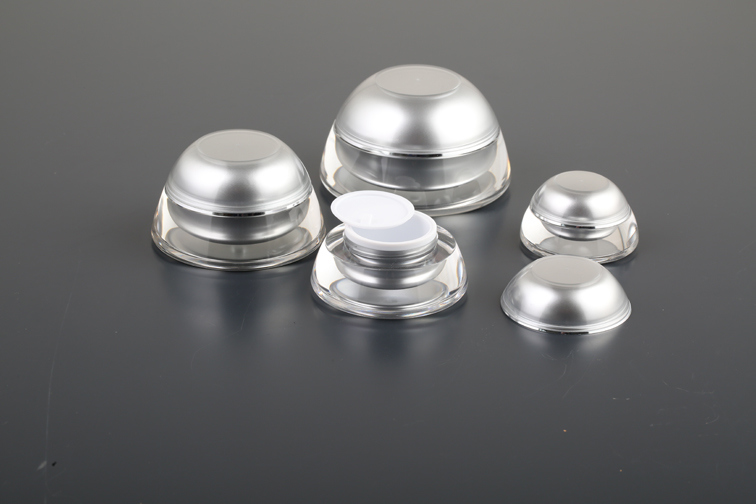 Pagoda-Shaped Cosmetic Empty Acrylic Cream Jar