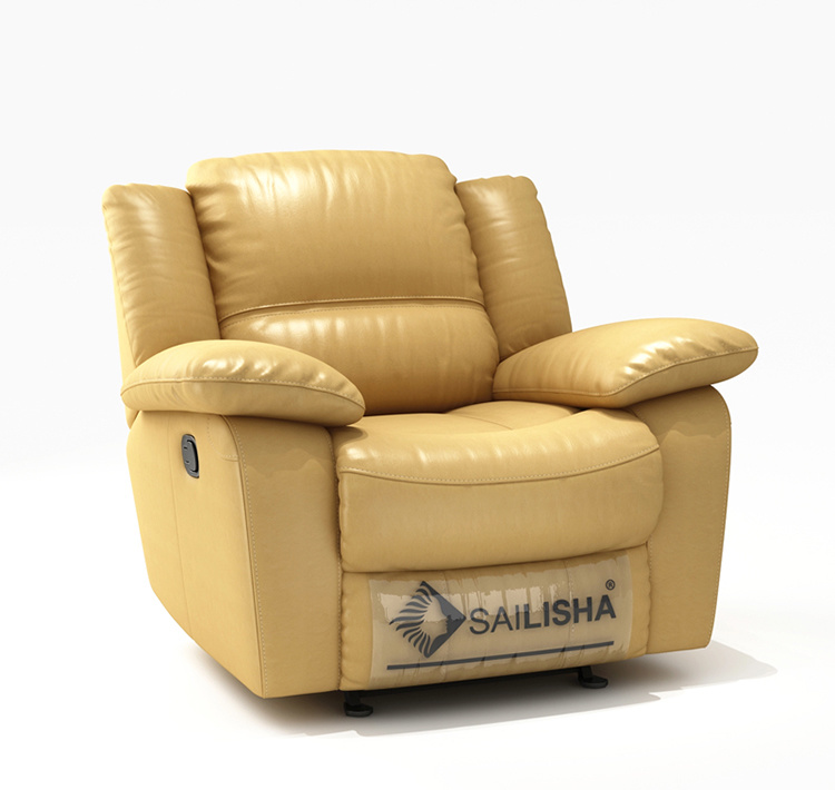 Office and Home Furniture Hotel Genuine Leather Recliner Sofa