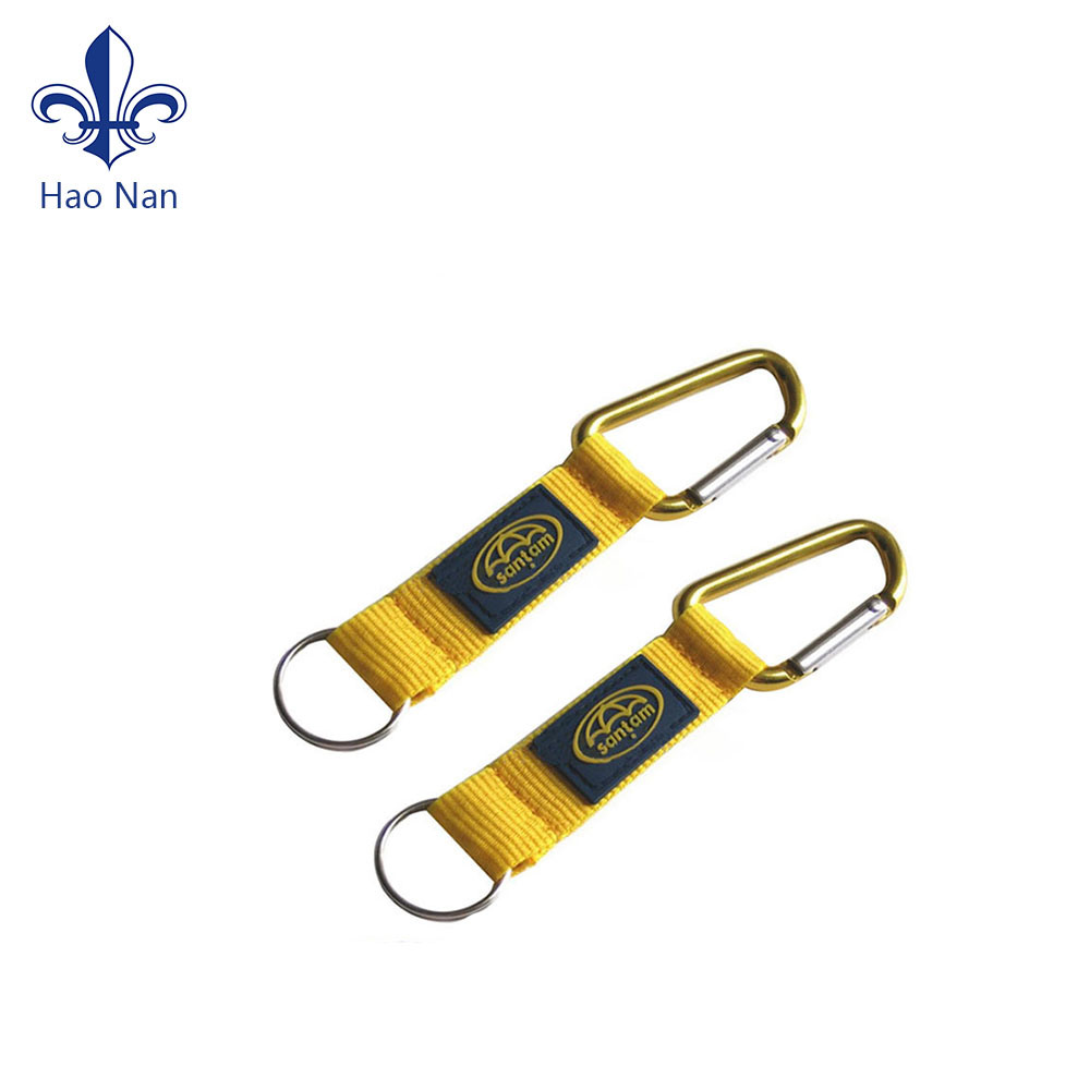 Hot Selling Polyester Printed Carabiner with Logo