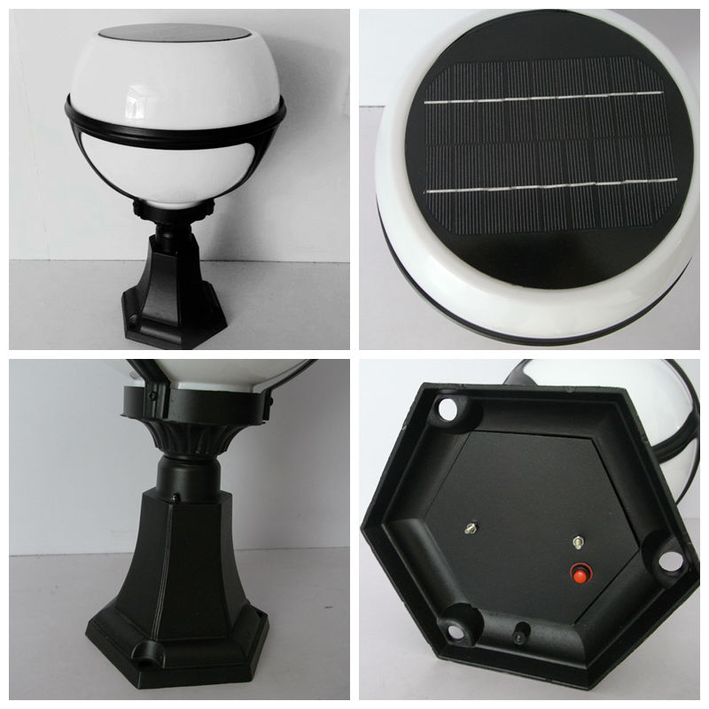 China 2014 Neueste Solar Tor Post Saule Licht Mit Led Gartenleuchten Solarleuchten Solar Gartenleuchte Hersteller